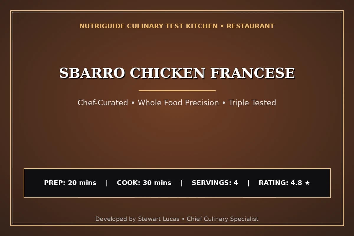 Sbarro Chicken Francese