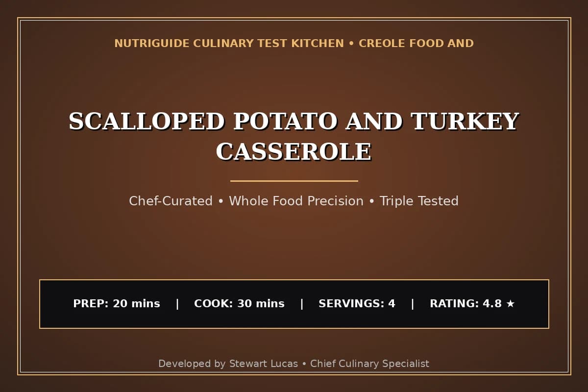 Scalloped Potato And Turkey Casserole