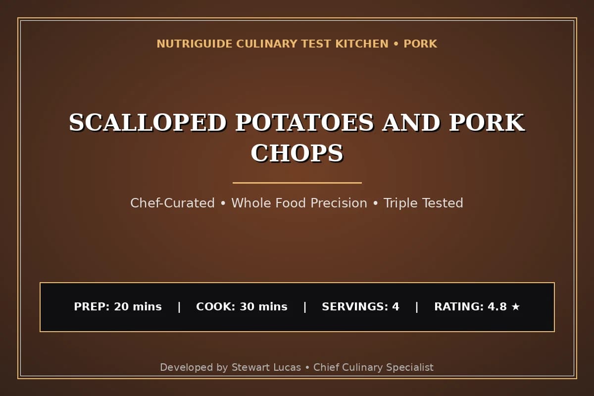 Scalloped Potatoes And Pork Chops