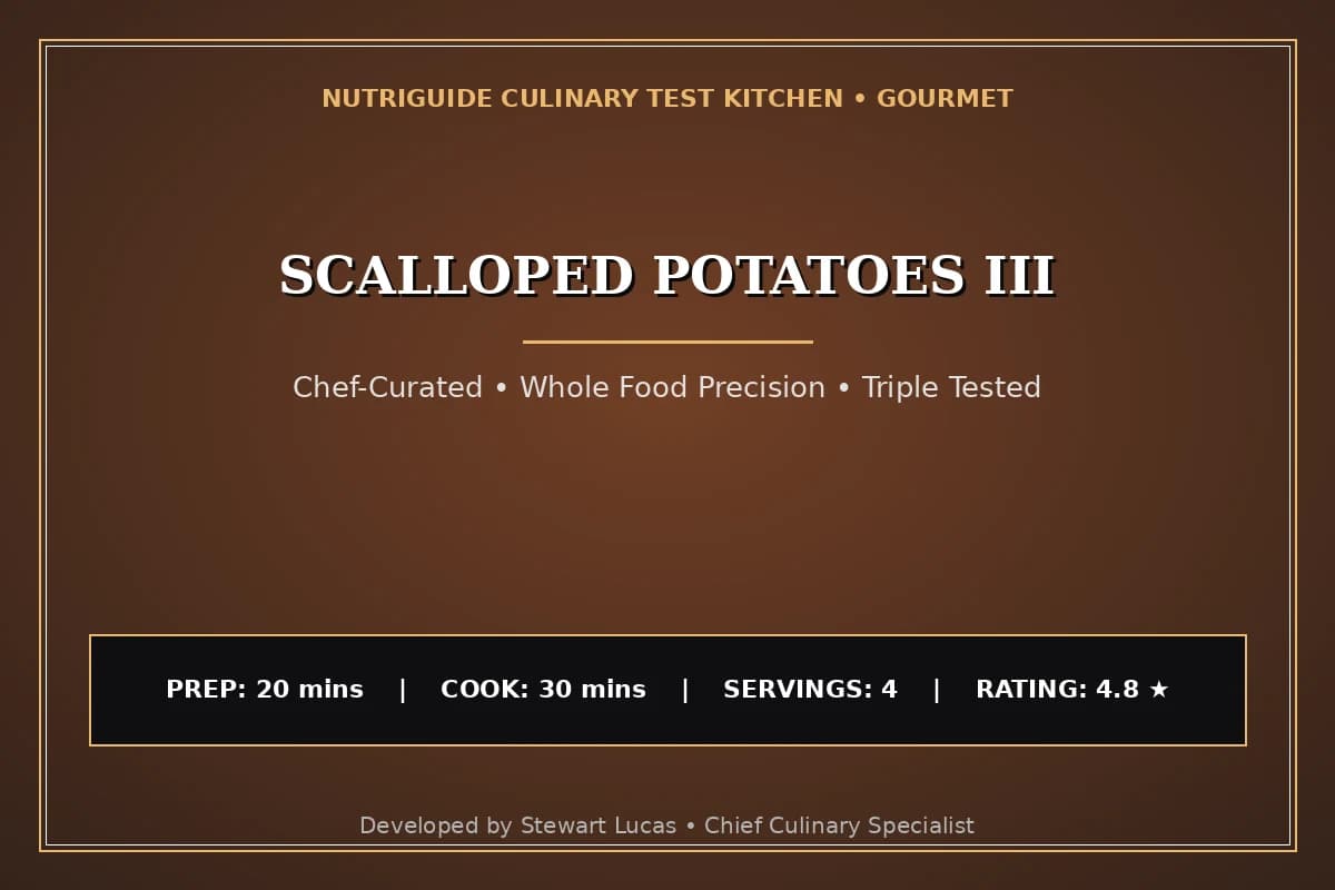 Scalloped Potatoes Iii