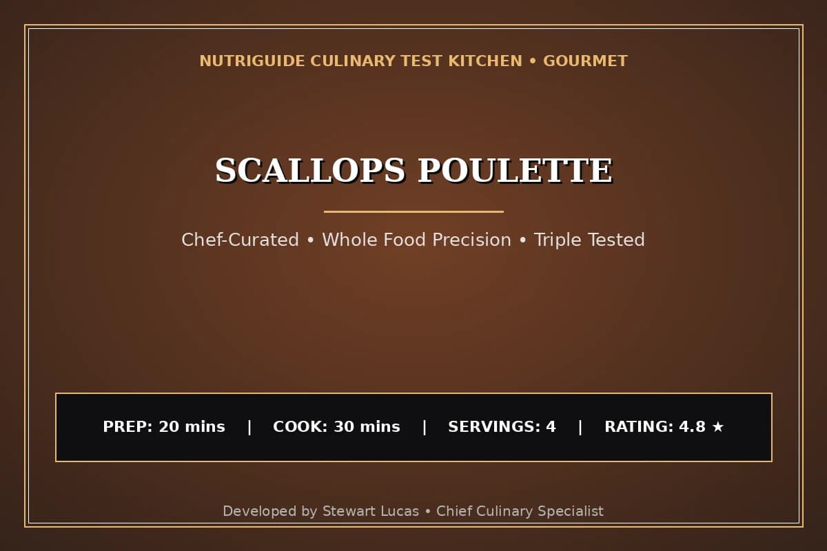 Scallops Poulette