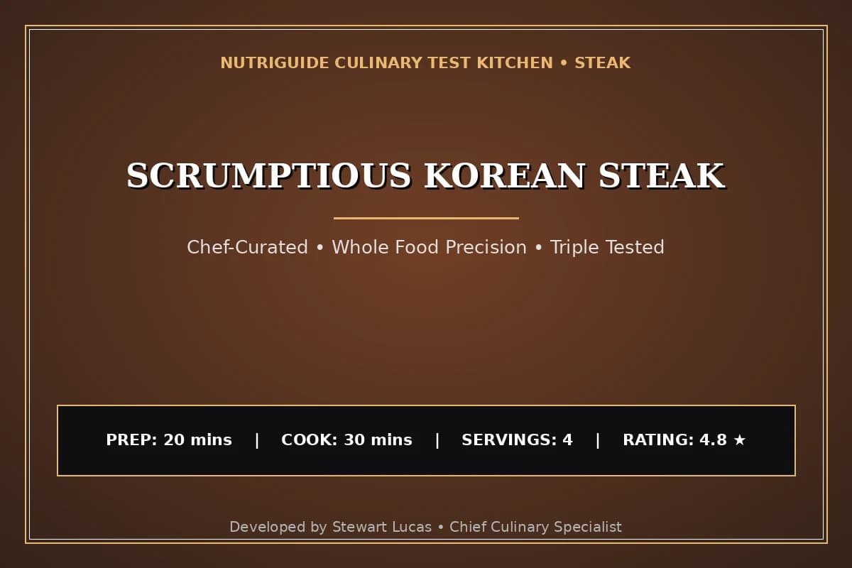 Scrumptious Korean Steak