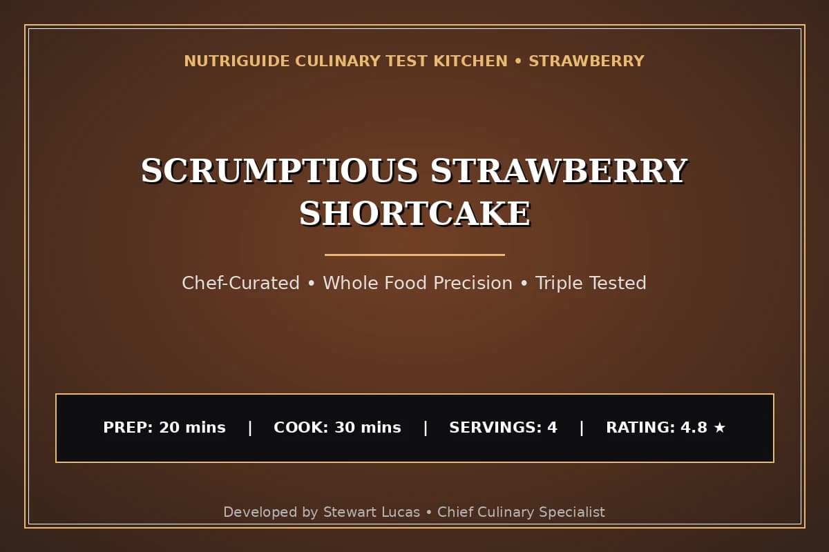 Scrumptious Strawberry Shortcake