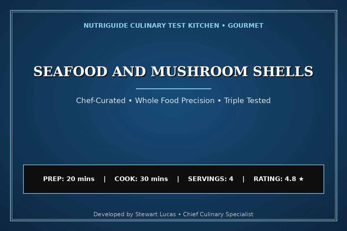 Seafood And Mushroom Shells