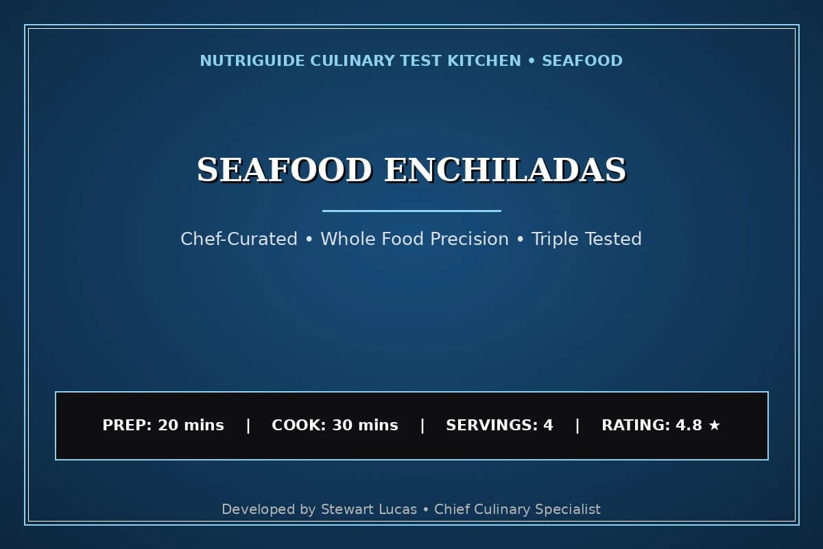 Seafood Enchiladas