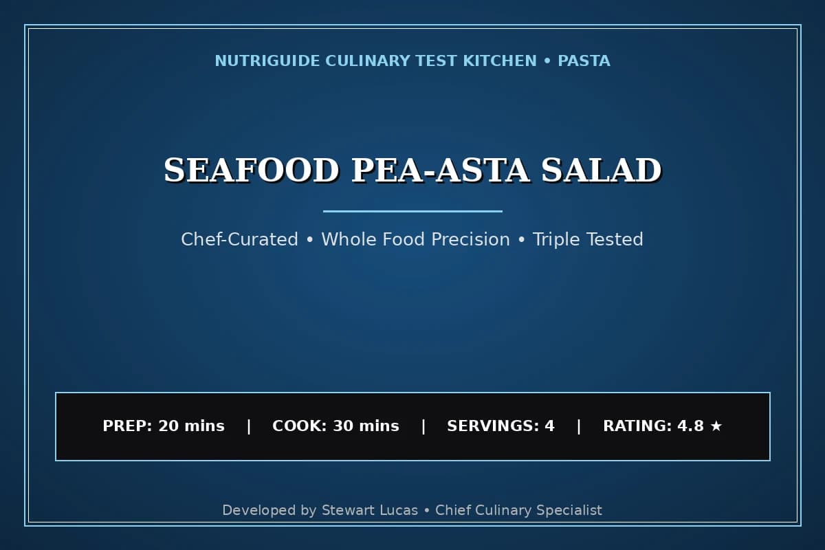 Seafood Pea-Asta Salad