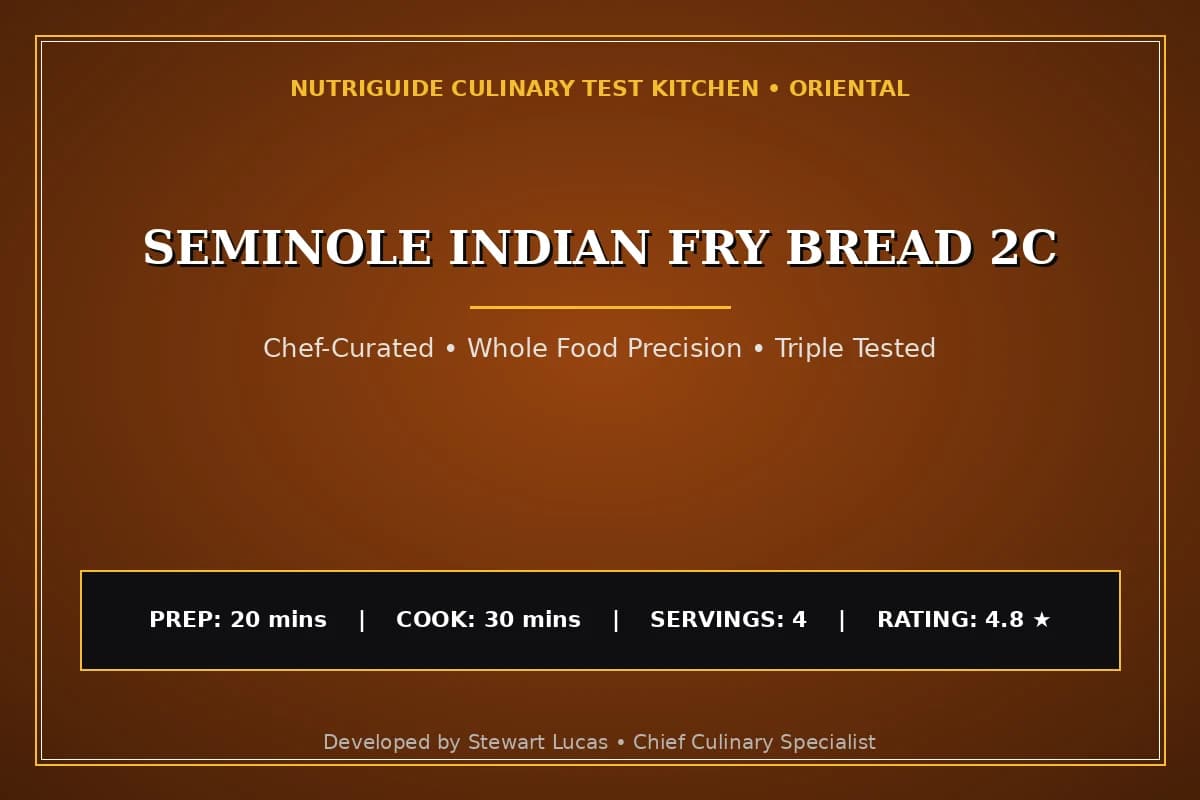 Seminole Indian Fry Bread 2C