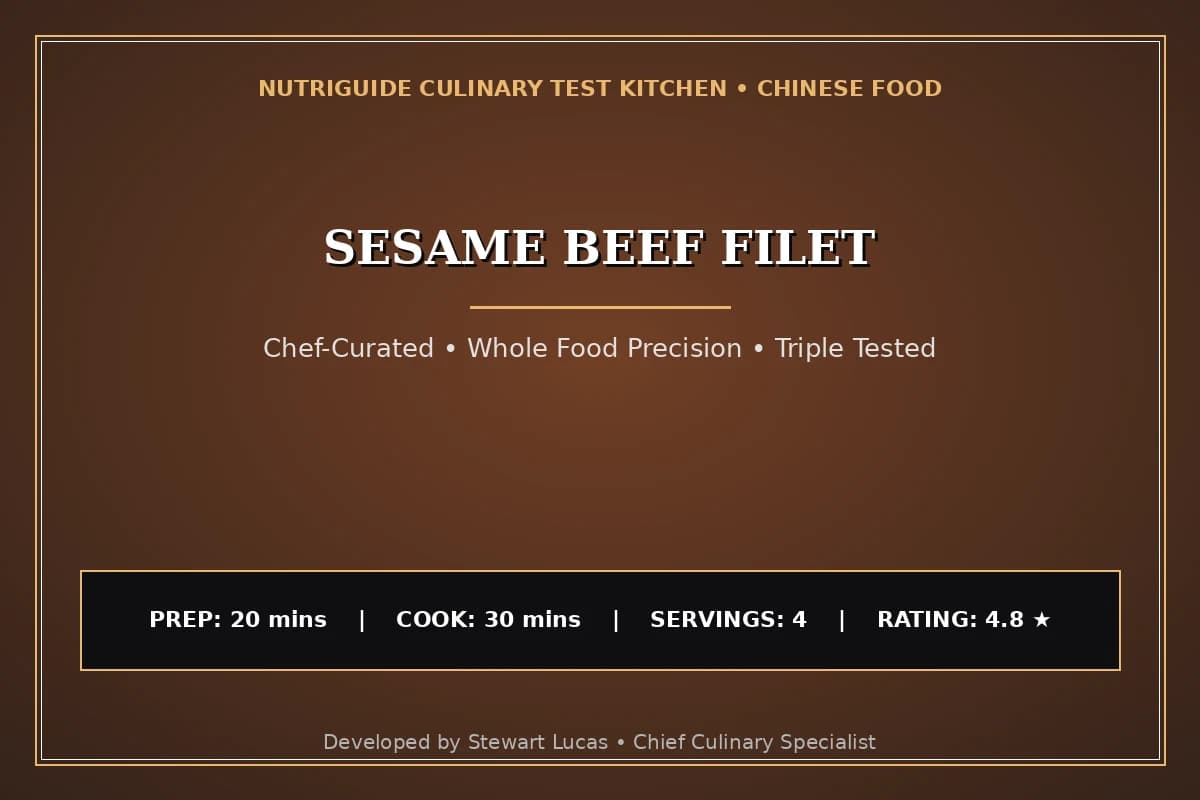 Sesame Beef Filet