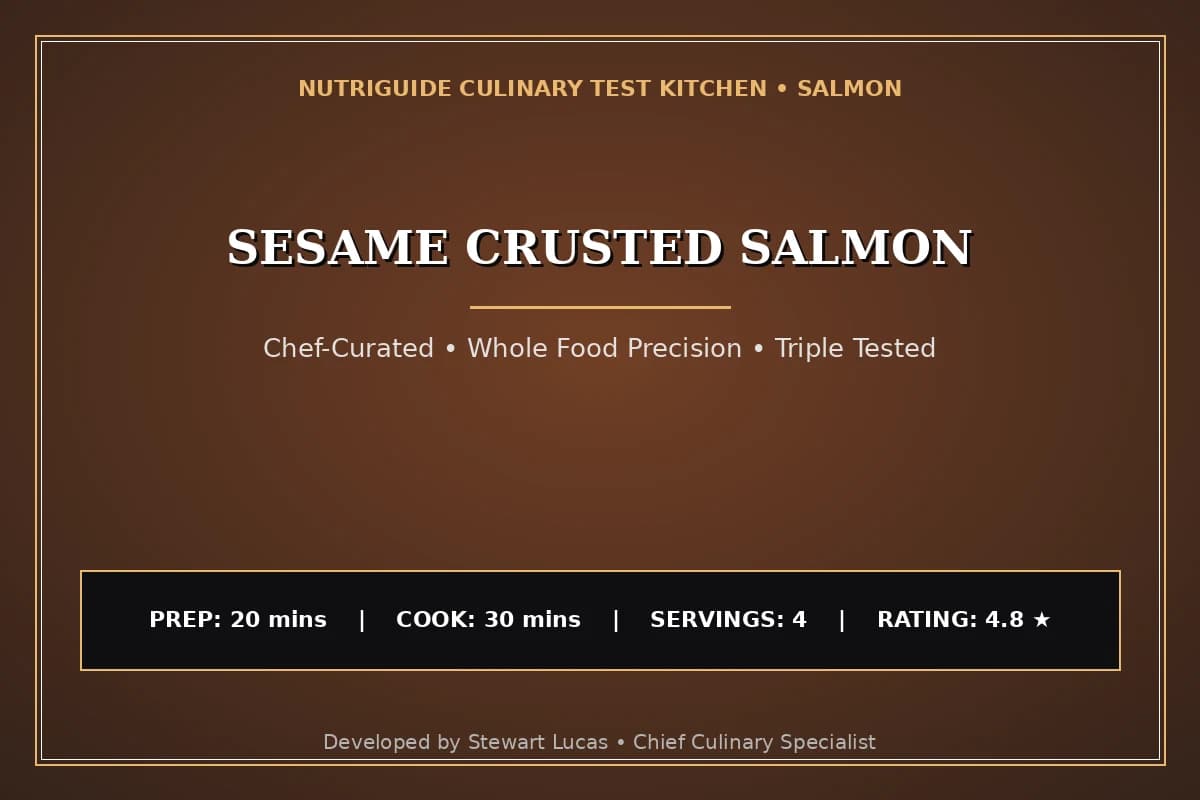 Sesame Crusted Salmon