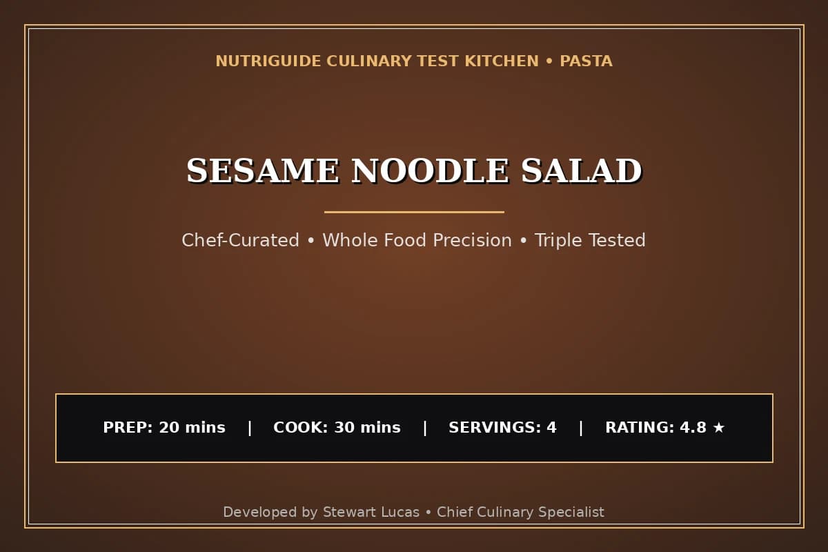 Sesame Noodle Salad