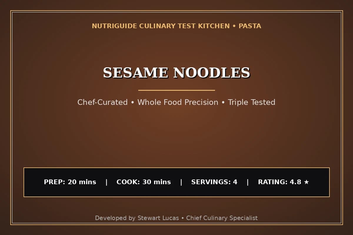 Sesame Noodles