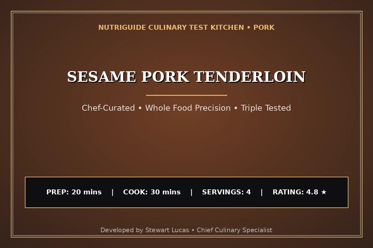 Sesame Pork Tenderloin