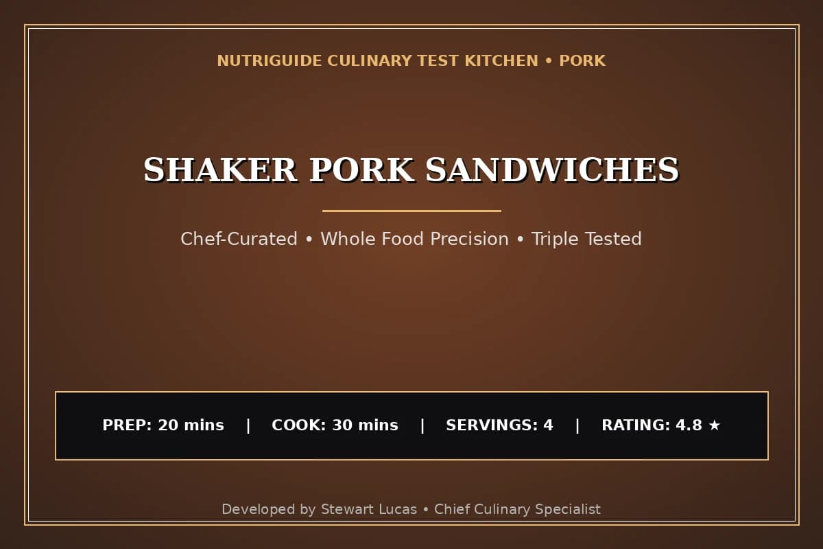 Shaker Pork Sandwiches
