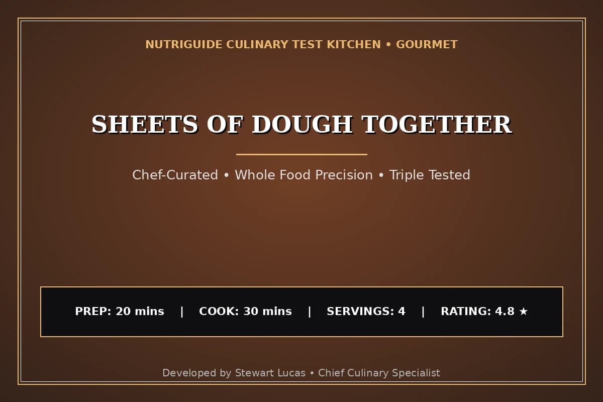 Sheets Of Dough Together