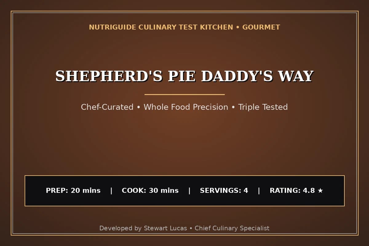 Shepherd'S Pie Daddy'S Way