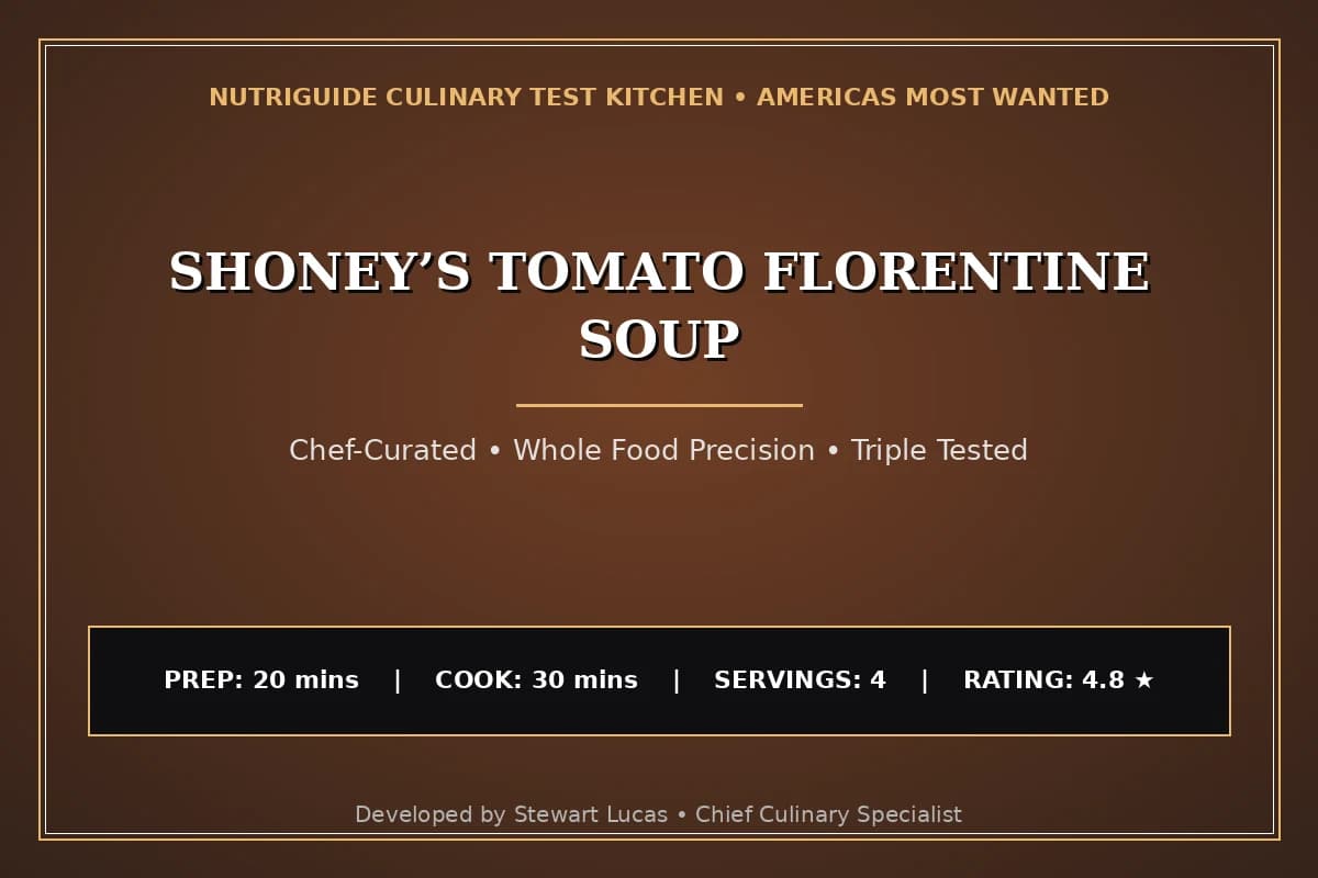 Shoney’S Tomato Florentine Soup