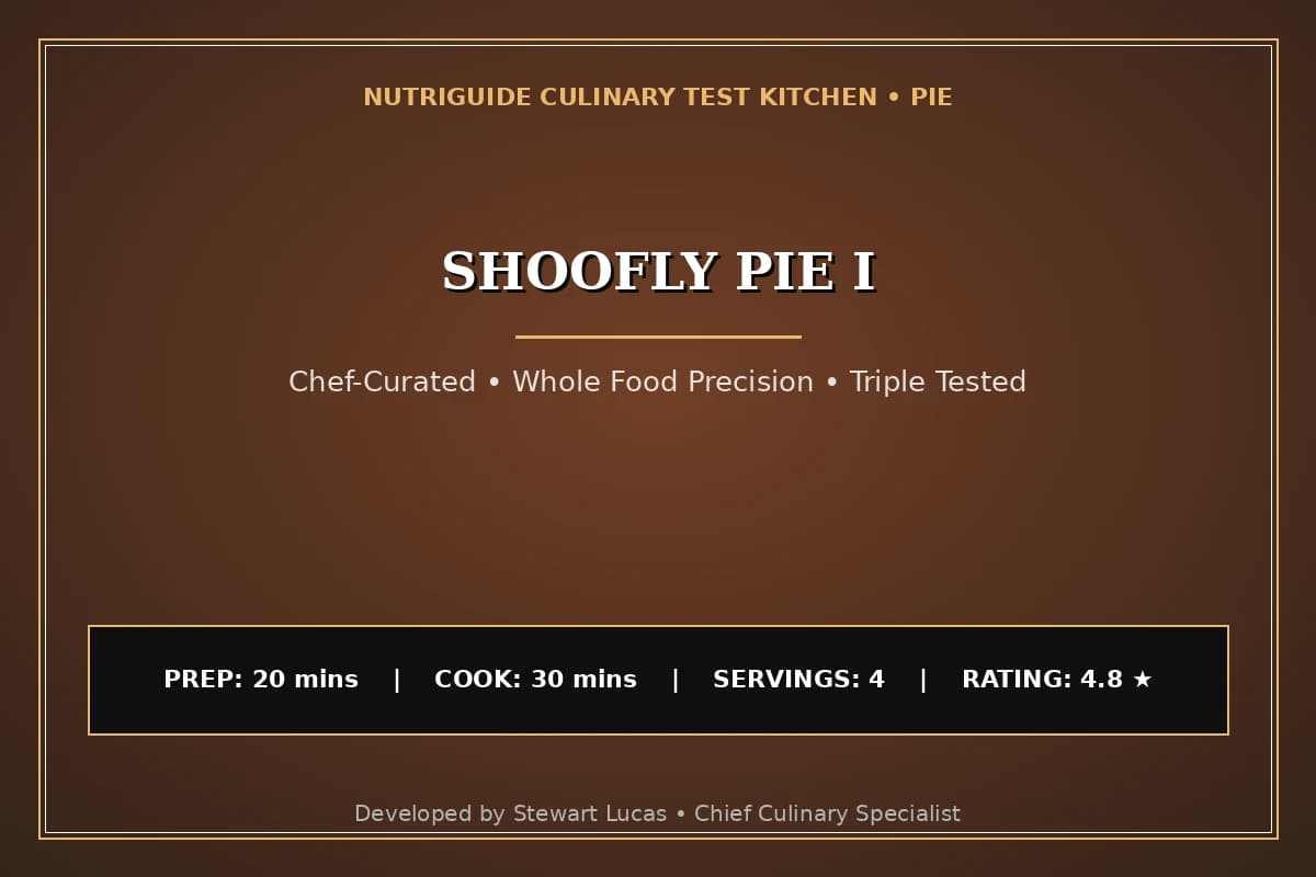 Shoofly Pie I