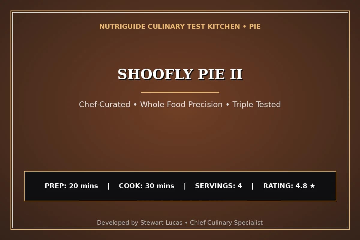 Shoofly Pie Ii