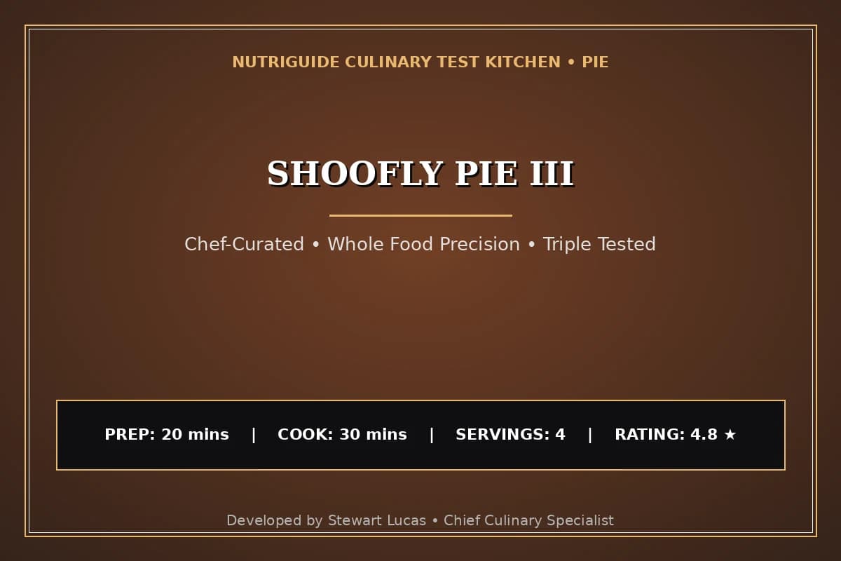 Shoofly Pie Iii