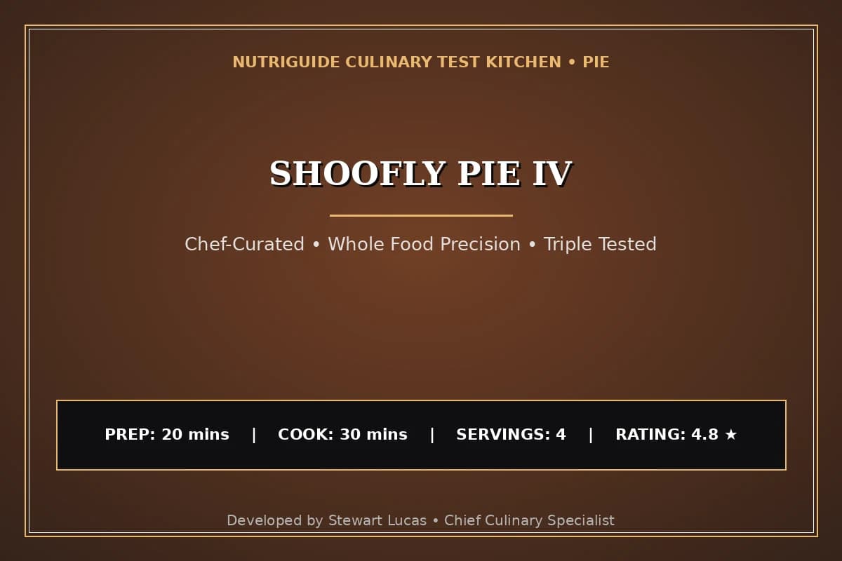 Shoofly Pie Iv
