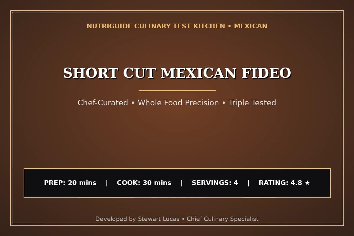 Short Cut Mexican Fideo
