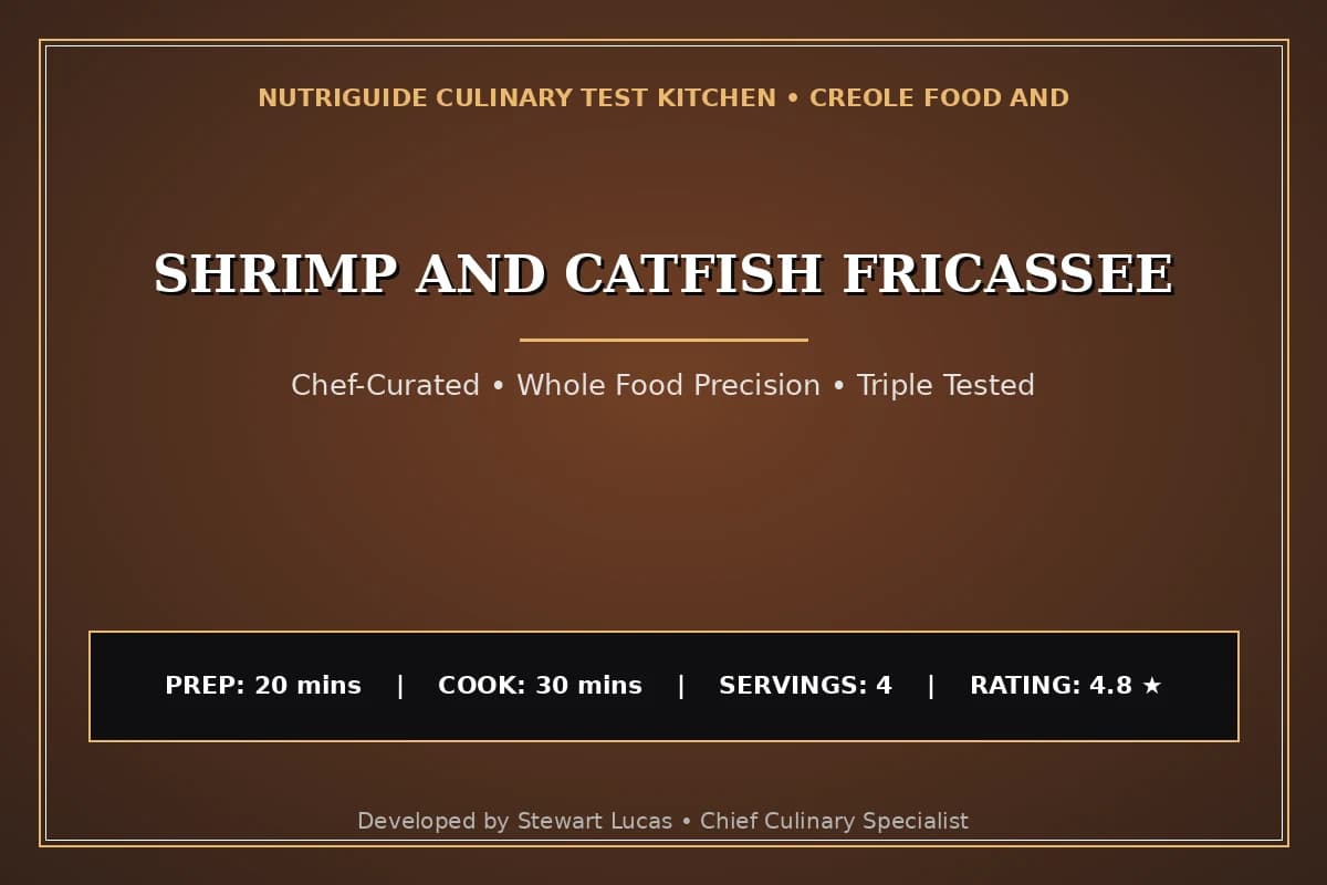 Shrimp And Catfish Fricassee