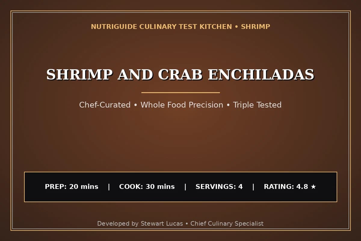 Shrimp And Crab Enchiladas