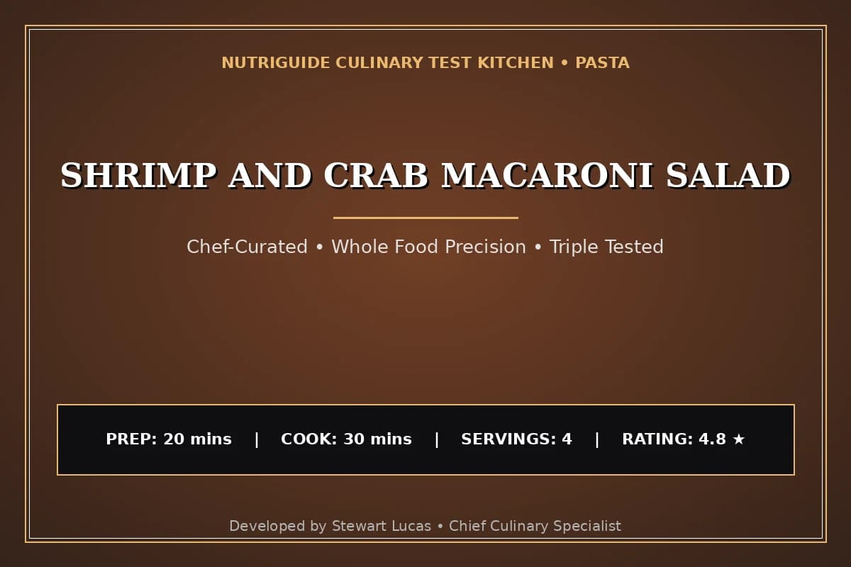 Shrimp And Crab Macaroni Salad