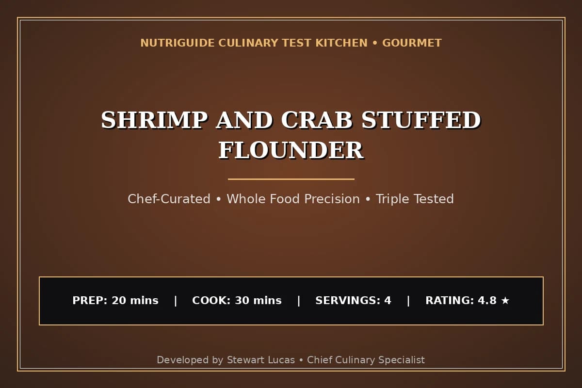 Shrimp And Crab Stuffed Flounder