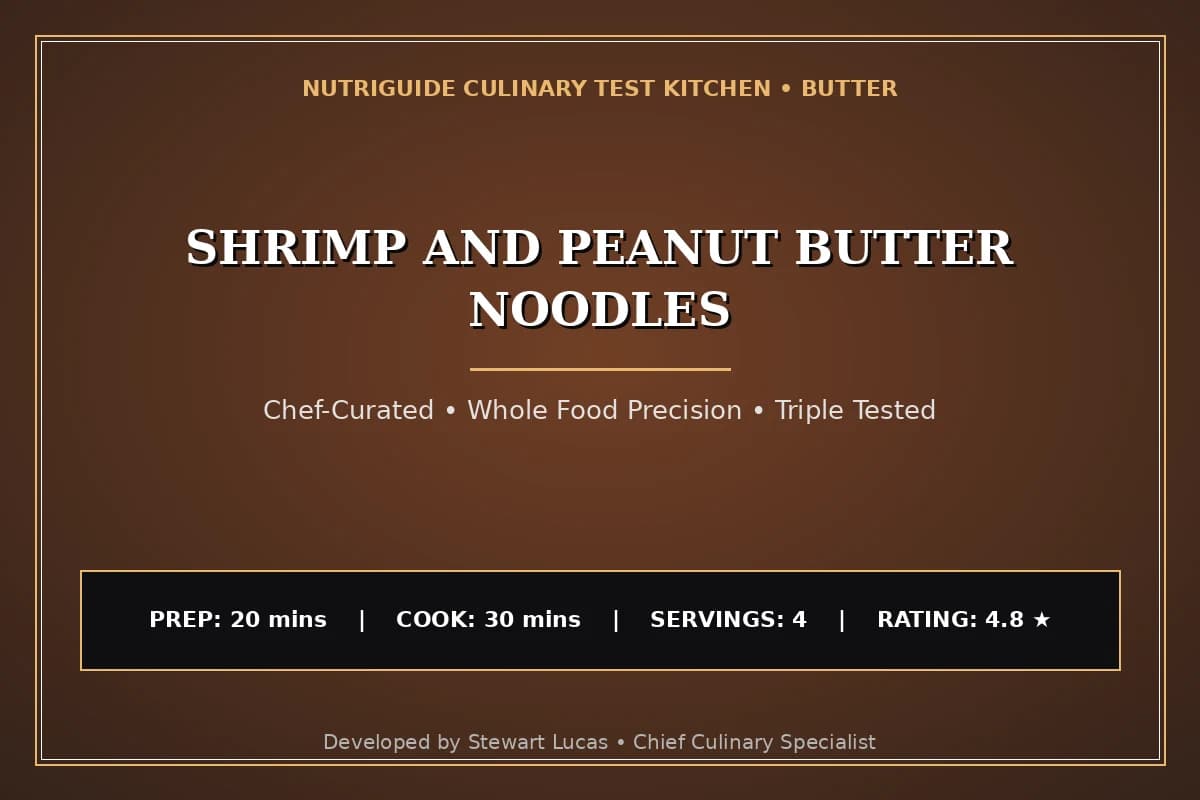 Shrimp And Peanut Butter Noodles