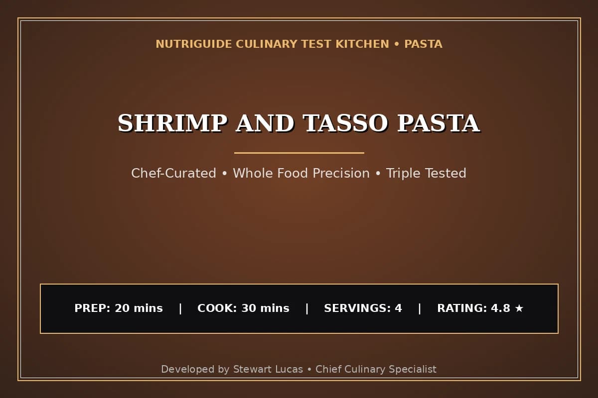 Shrimp And Tasso Pasta