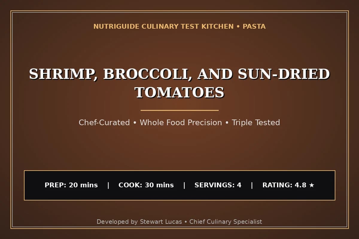 Shrimp, Broccoli, And Sun-Dried Tomatoes