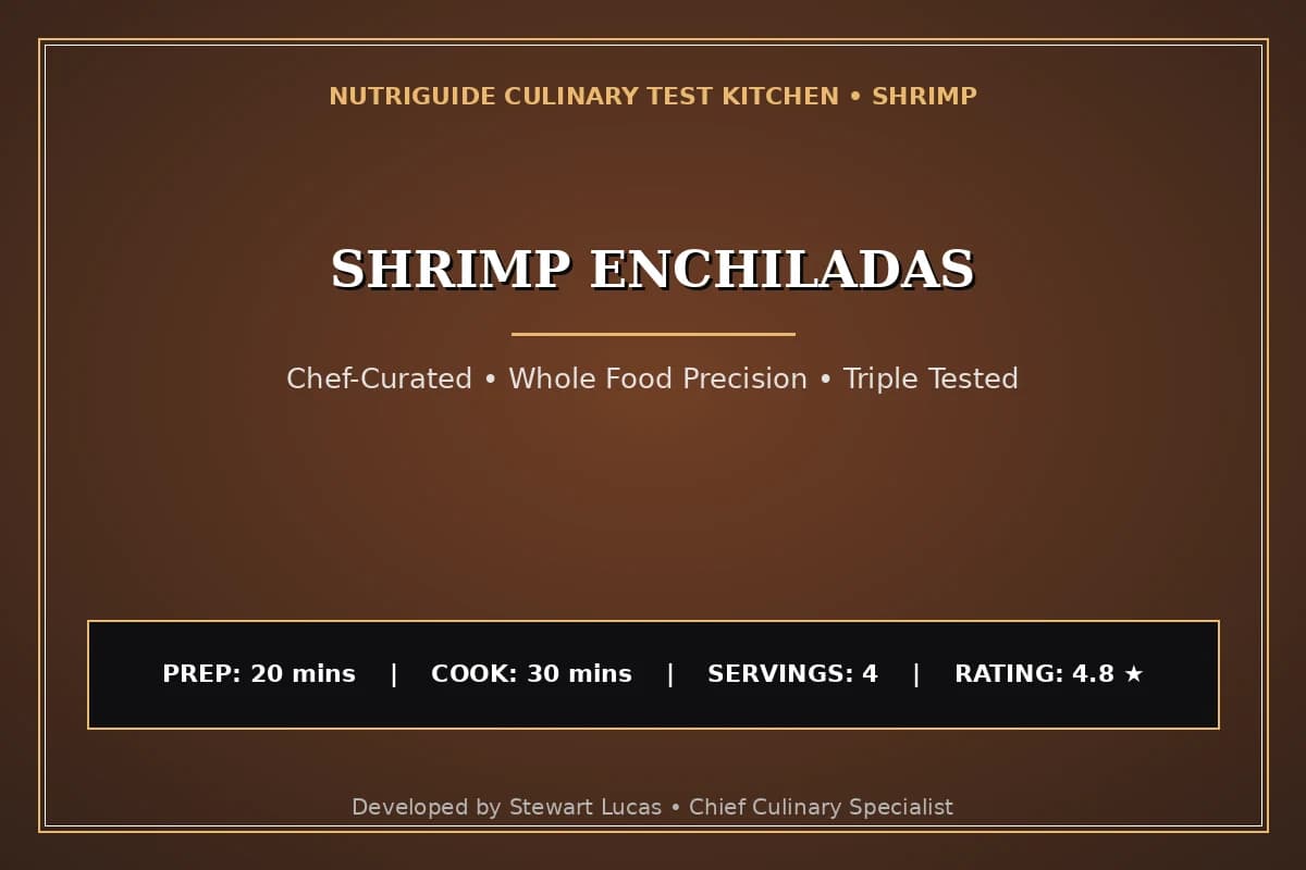 Shrimp Enchiladas