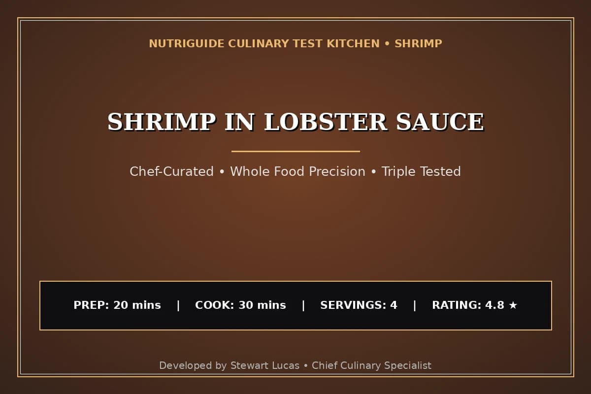 Shrimp In Lobster Sauce