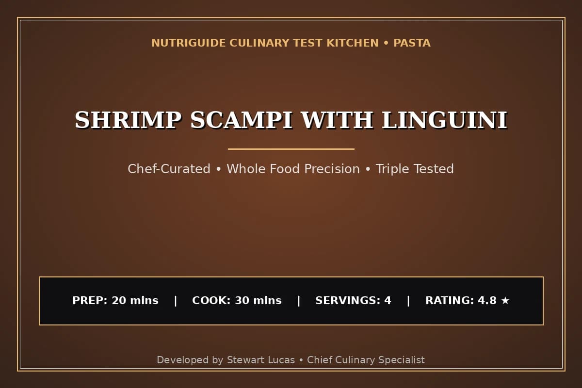 Shrimp Scampi With Linguini