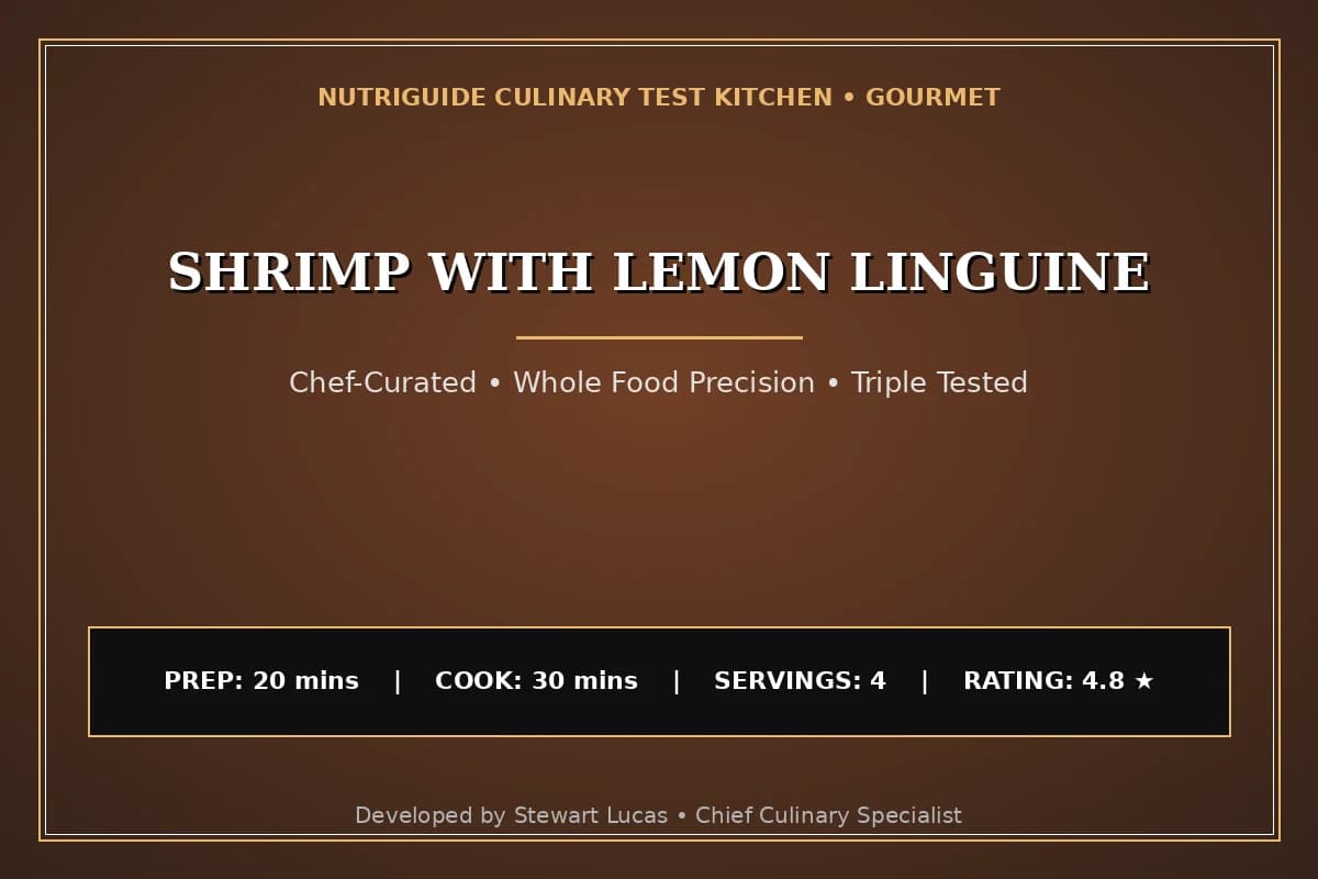 Shrimp With Lemon Linguine