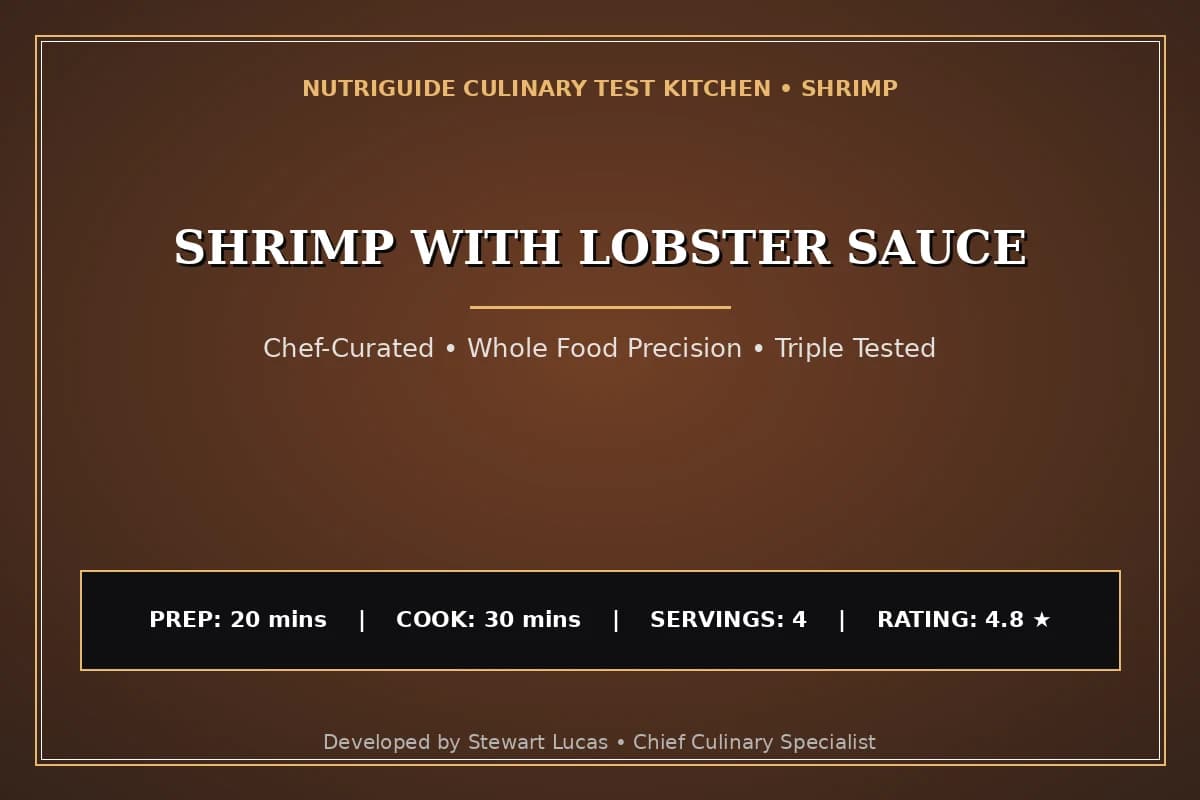 Shrimp With Lobster Sauce