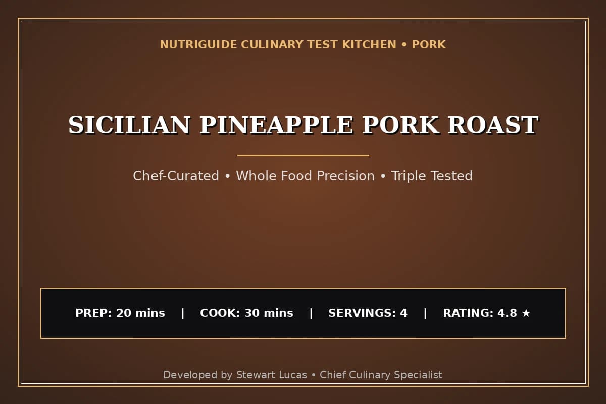 Sicilian Pineapple Pork Roast