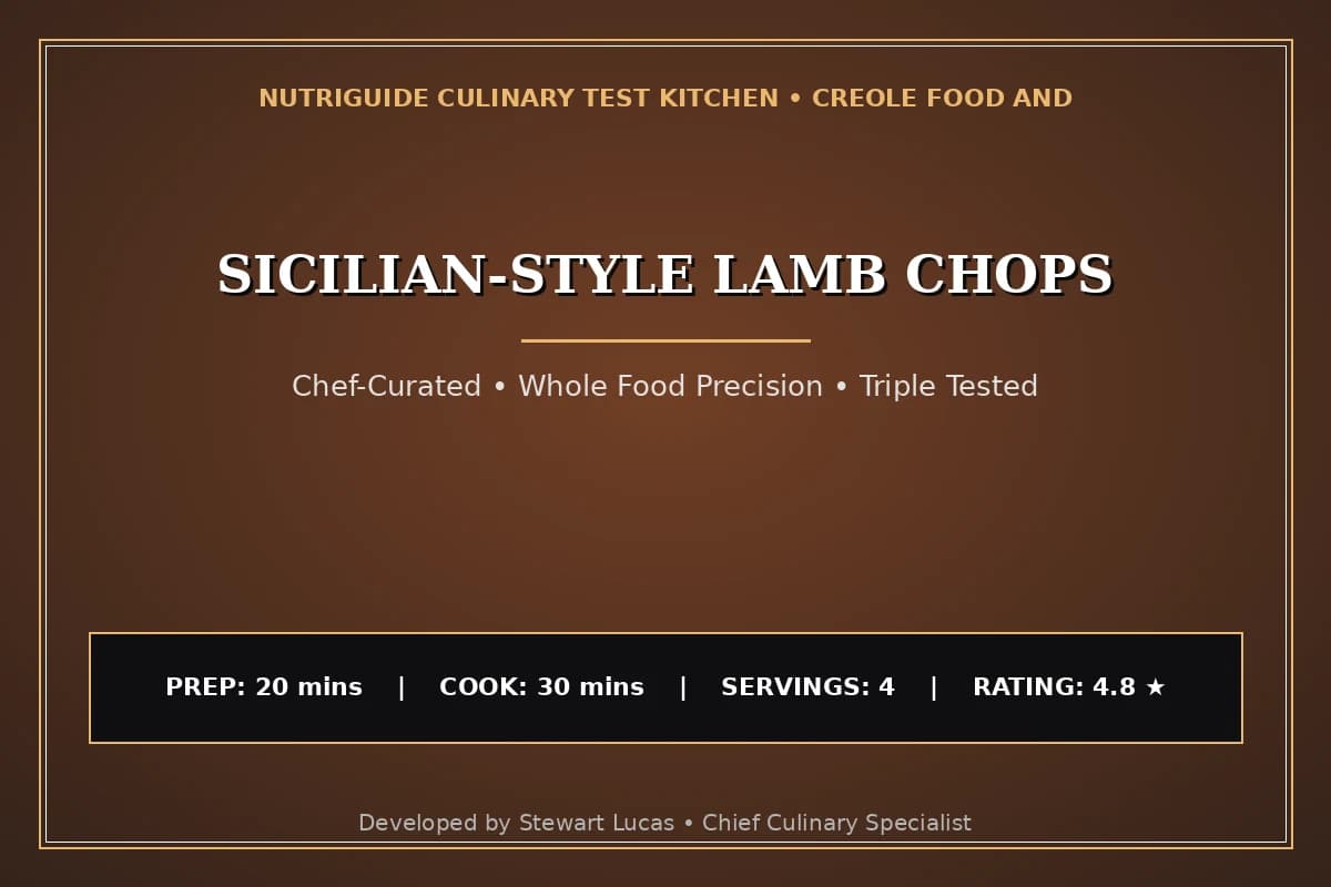 Sicilian-Style Lamb Chops