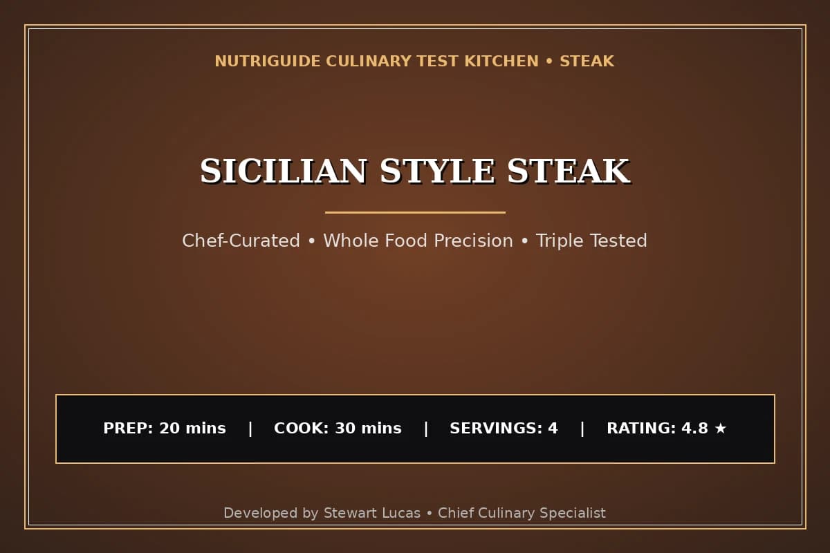 Sicilian Style Steak