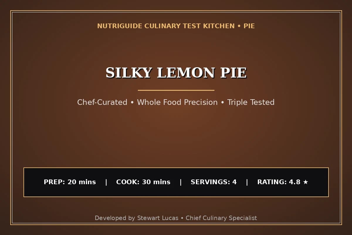Silky Lemon Pie