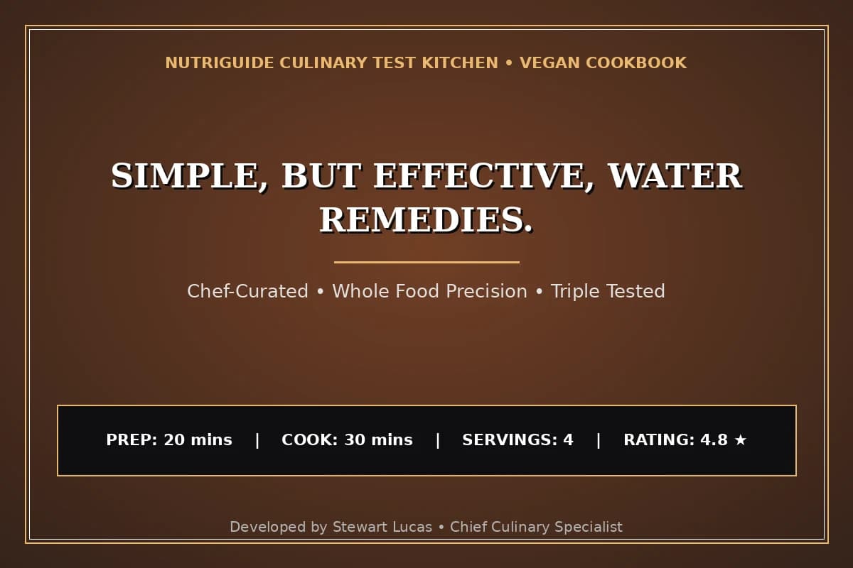 Simple, But Effective, Water Remedies.
