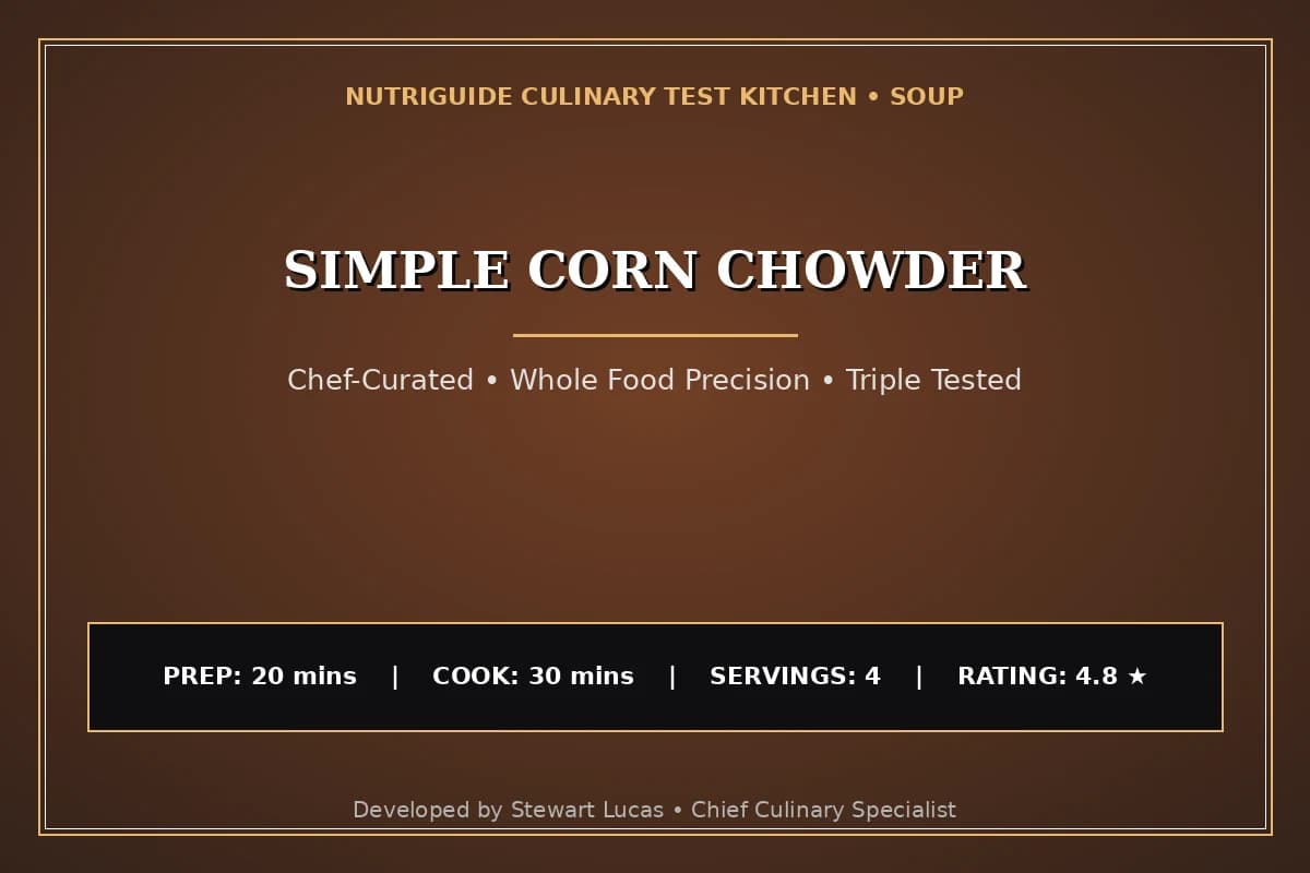 Simple Corn Chowder
