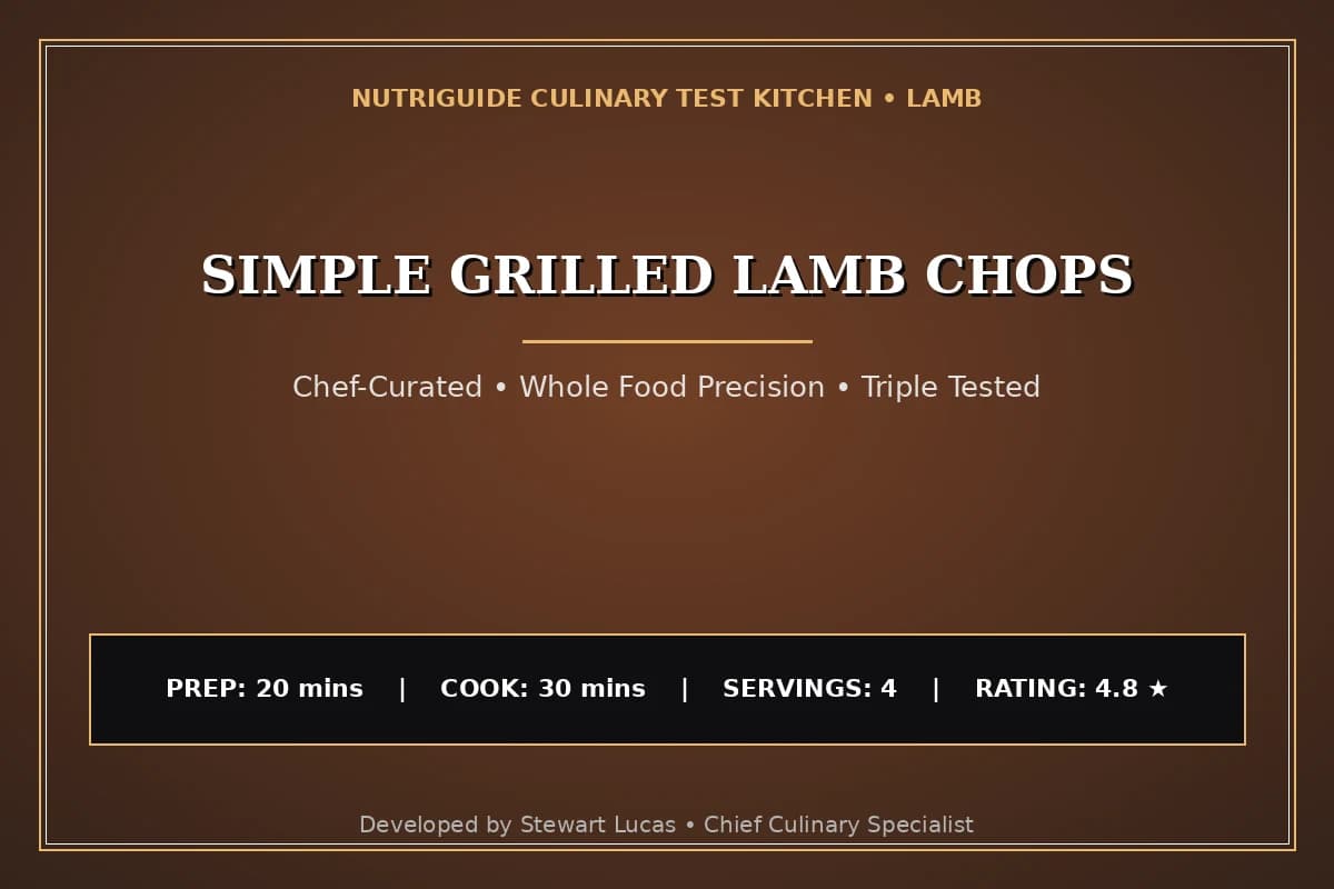 Simple Grilled Lamb Chops