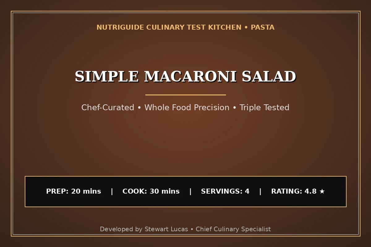 Simple Macaroni Salad