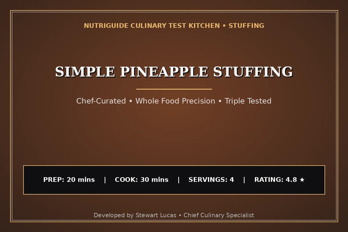 Simple Pineapple Stuffing