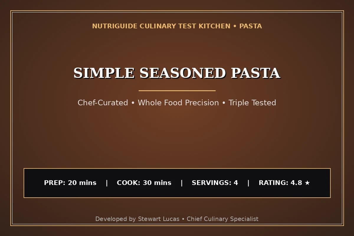 Simple Seasoned Pasta