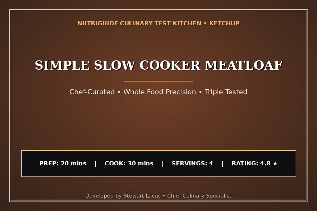 Simple Slow Cooker Meatloaf