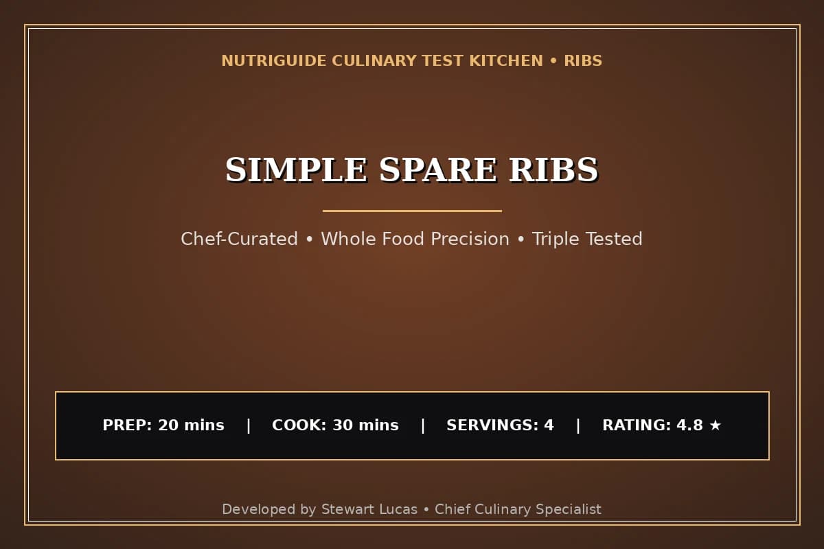 Simple Spare Ribs