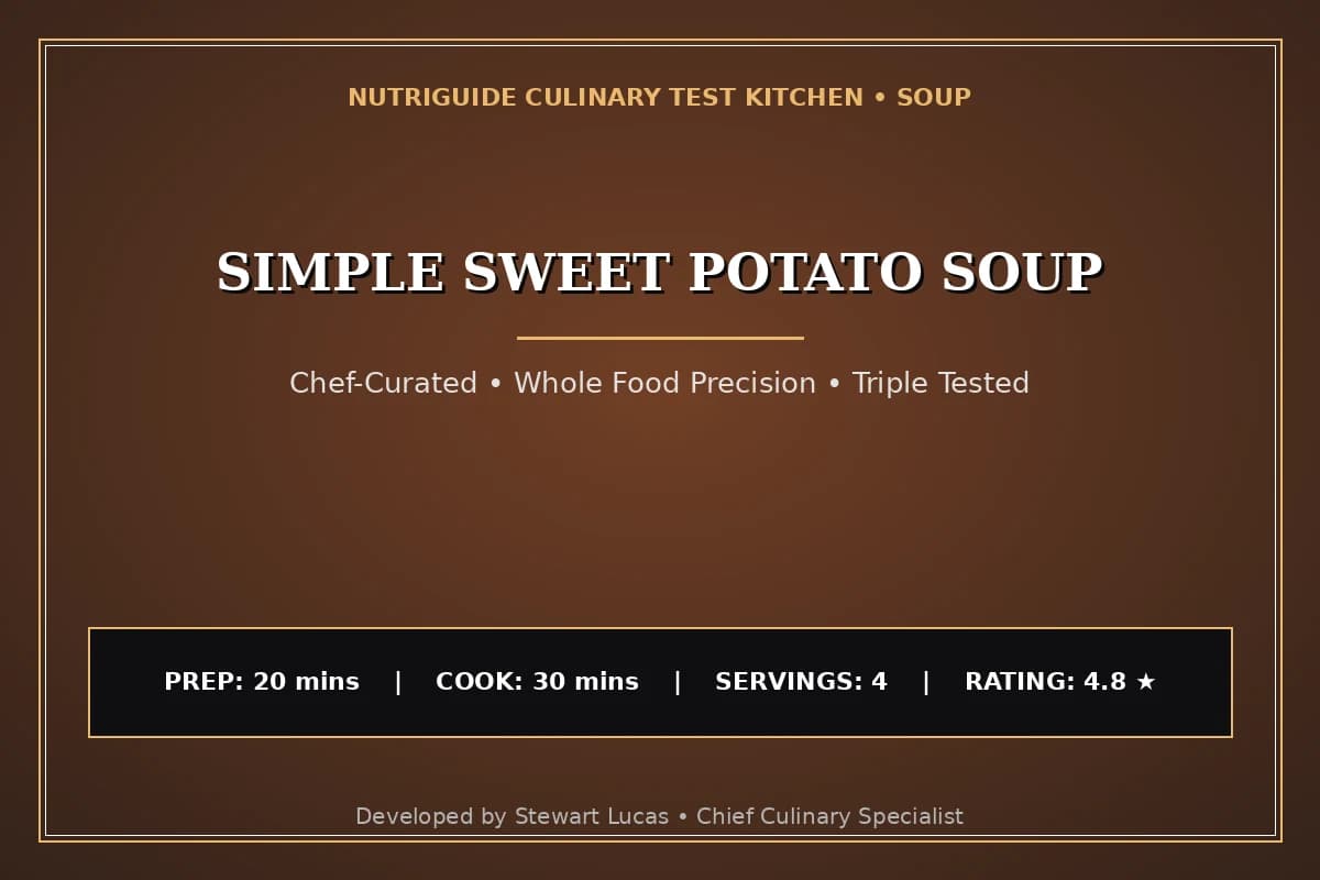 Simple Sweet Potato Soup